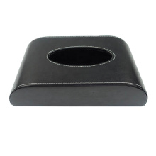 Luxury Custom Design Black Car-mounted Tissue Box